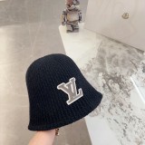 Louis Vuitton New Versatile Unisex Embossed Vintage Leather Baseball Hat