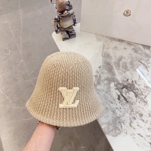 Louis Vuitton New Versatile Unisex Embossed Vintage Leather Baseball Hat