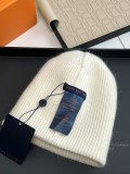 Louis Vuitton New Versatile Unisex Embroidered Logo Wool Knitted Hat