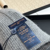 Louis Vuitton New Versatile Unisex Embroidered Logo Wool Knitted Hat