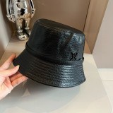 Louis Vuitton New Fashion Washable Leather Fisherman's Hat 57CM
