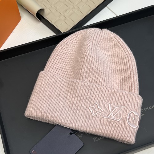 Louis Vuitton New Versatile Unisex Embroidered Logo Wool Knitted Hat