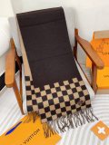 Louis Vuitton New Classic Checkered Cashmere Scarf Size: 30 * 180 CM