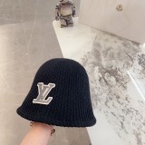 Louis Vuitton New Versatile Unisex Embossed Vintage Leather Baseball Hat
