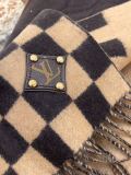 Louis Vuitton New Classic Checkered Cashmere Scarf Size: 30 * 180 CM