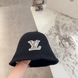 Louis Vuitton New Versatile Unisex Embossed Vintage Leather Baseball Hat