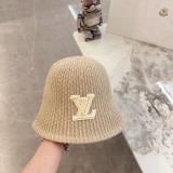 Louis Vuitton New Versatile Unisex Embossed Vintage Leather Baseball Hat