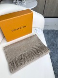 Louis Vuitton Unisex Classic Embroidered Logo Tassel Scarf Size: 35 * 180 CM