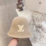 Louis Vuitton New Versatile Unisex Embossed Vintage Leather Baseball Hat