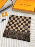 Louis Vuitton New Classic Checkered Cashmere Scarf Size: 30 * 180 CM