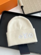 Louis Vuitton New Versatile Unisex Embroidered Logo Wool Knitted Hat