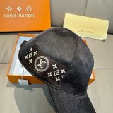 Louis Vuitton New Classic Unisex Checkerboard Baseball Hat 56 CM