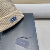 Prada New Classic Versatile Solid Color Knitted Hat Couple Retro Cold Hat