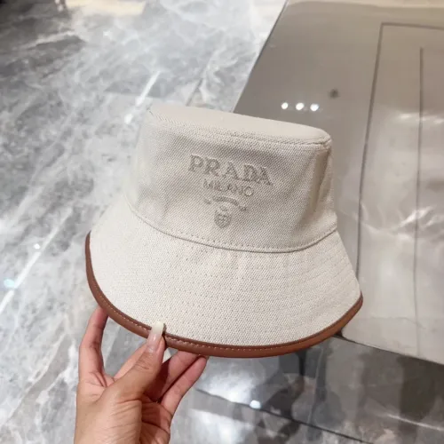 Prada Classic Triangle Logo Casual Fisherman's Hat