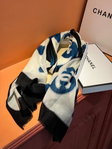 Chanel Fashion Versatile Jacquard Cashmere Scarf 100 * 200 CM