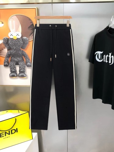 Moncler New Fashion 3D Metal Logo Casual Pants Versatile Loose Sports Pants