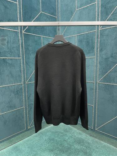 Dior New Fashion Christian Dior Couture Jacquard Round Neck Wool Sweater