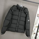 Moncler New Classic Couple Mist Matte Hooded Down Jacket