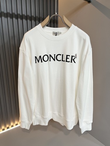 Moncler Classic Couple Round Neck Long Sleeve Sweatshirt Logo Printed Casual Sweatshirt