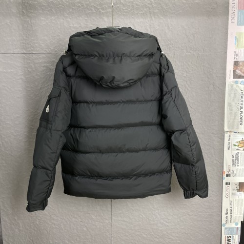 Moncler New Classic Couple Mist Matte Hooded Down Jacket