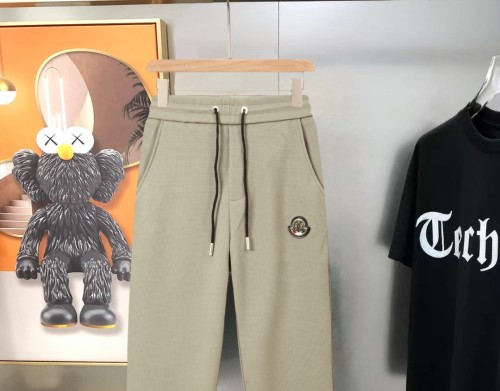 Moncler New Fashion 3D Metal Logo Casual Pants Versatile Loose Sports Pants