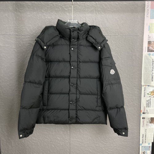 Moncler New Classic Couple Mist Matte Hooded Down Jacket