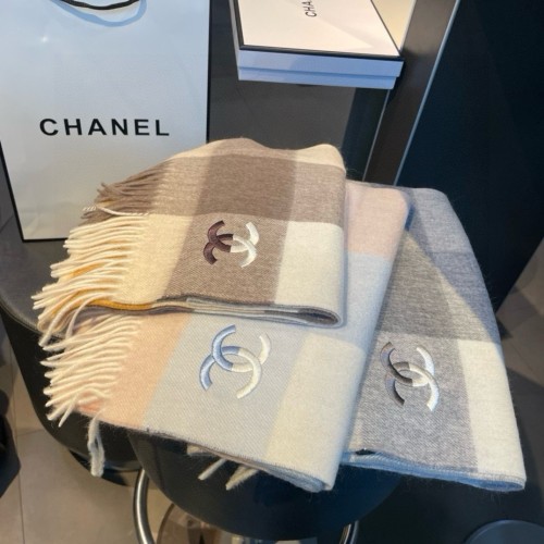 Chanel Fashion Water Ripple Cashmere Scarf Size: 30 * 180 CM