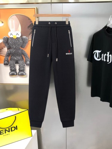 Moncler New Fashion Embroidered Logo Casual Pants Versatile Splicing Loose Sports Pants