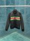 Gucci New Classic Color Blocked Zipper Sweatshirt Unisex Casual Sweatshirt