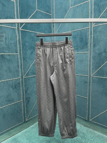Gucci New Classic Nylon GG Jacquard Loose Pants