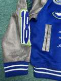Louis Vuitton New Unisex College Style Casual Splice Wool Jacket Coat