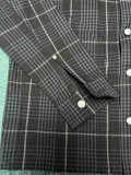 Dior New Classic Striped Checkered Corduroy Collar Jacket