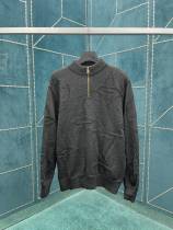 Louis Vuitton New Classic Logo Jacquard Half Chain Cotton Wool Hoodie