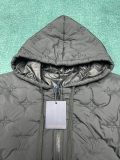 Louis Vuitton New Full Embossed Logo Casual Hoodie Jacket