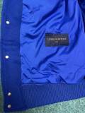 Louis Vuitton New Unisex College Style Casual Splice Wool Jacket Coat