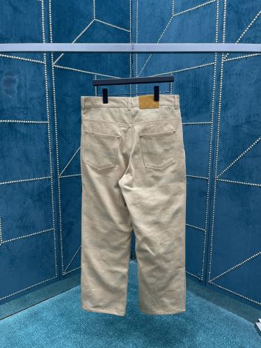 Louis Vuitton New Logo Jacquard Straight Tube Workwear Jeans