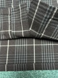 Dior New Classic Striped Checkered Corduroy Collar Jacket