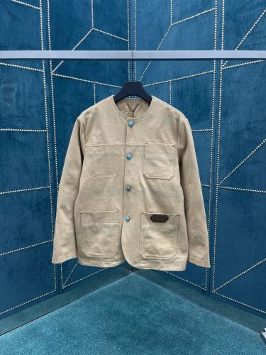 Louis Vuitton New Logo Jacquard Cotton Workwear Jacket