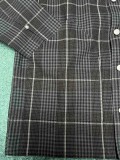 Dior New Classic Striped Checkered Corduroy Collar Jacket