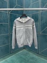 Dior Unisex New Full Logo Jacquard Double Hooded Hoodie