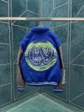 Louis Vuitton New Unisex College Style Casual Splice Wool Jacket Coat
