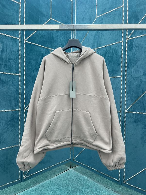 Dior New Unisex Embroidered Logo Khaki Double sided Zipper Jacket