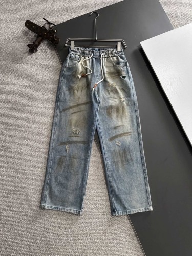 Prada High Street Fashion Piercing Laundry Jeans