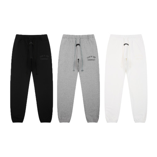 Fear of God New Classic Logo Printed Couple's Casual Sports Pants