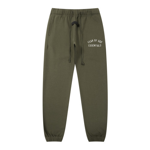 Fear of God New Classic Logo Printed Fleece Casual Sports Pants