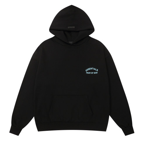 Fear of God Classic Logo Printed Hoodie Unisex Fleece Casual Sweatshirt