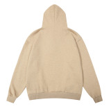 Fear of God Classic Unisex Logo Embossed Casual Loose Fleece Hoodie