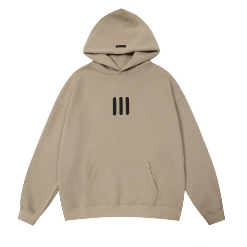 Fear of God Classic Unisex Three Bar Bob Marley Casual Loose Fleece Hoodie