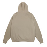 Fear of God Classic Unisex Logo Embossed Casual Loose Fleece Hoodie