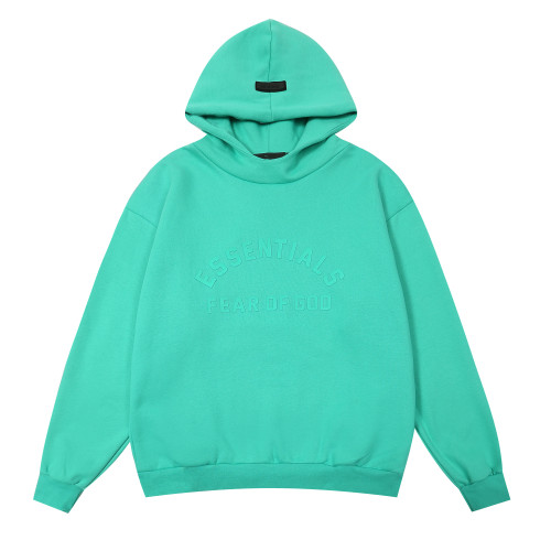 Fear of God New Fashion Couple Offset Logo Casual Loose Fleece Hoodie